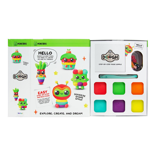 Just Dough Premium Monsters Alien multifärg