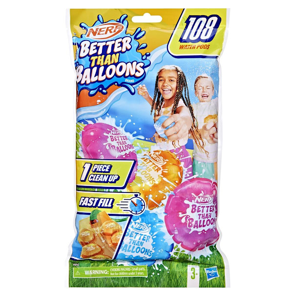 Nerf Better than Balloons 108-pack multifärg