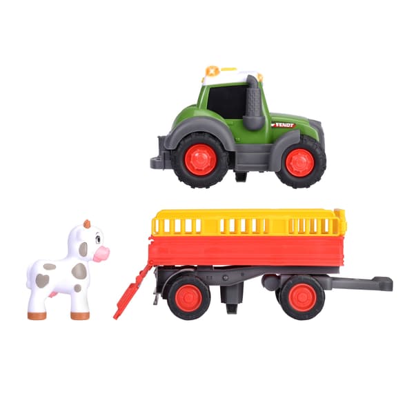 ABC Fendti Traktor med släp Ljud och ljus multifärg