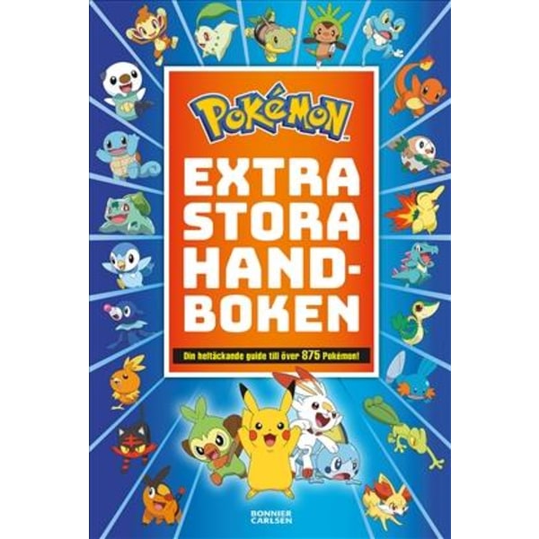 Pokémon Extra stora handboken multifärg