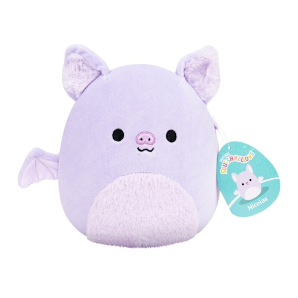 Squishmallows 19cm Nicolas Bat multifärg