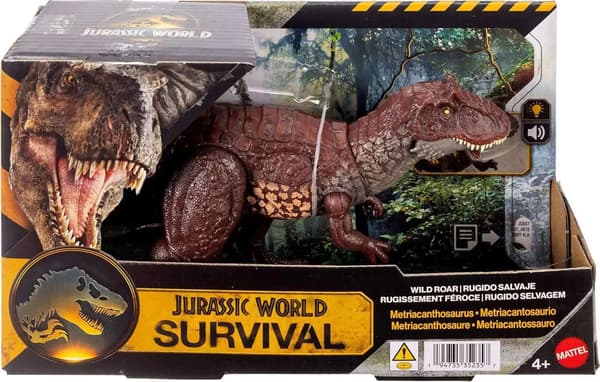 Jurassic World Survival Wild Roar Metriacanthosaurus multifärg