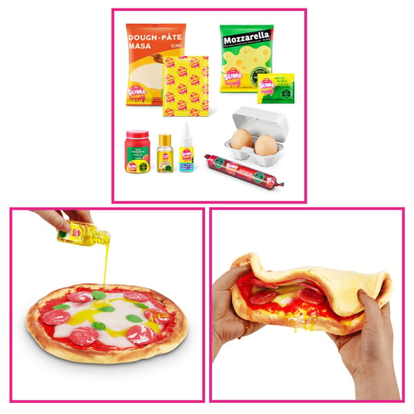 Slime Mart Kundkorg Pizza multifärg