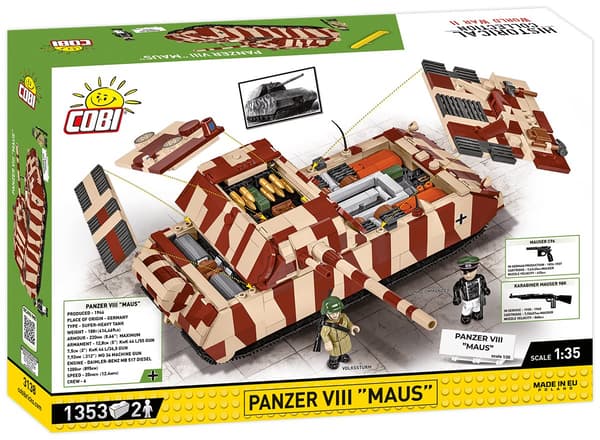 Cobi Panzer VIII "Maus" 1:35 3138 multifärg