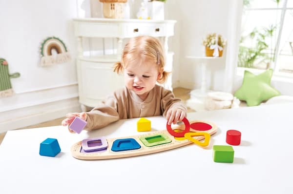 Hape Färg- och Formpussel multifärg