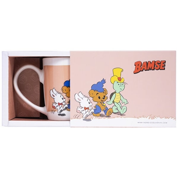 Bamse Mugg Bamse, Skalman, Lille Skutt Rosa multifärg