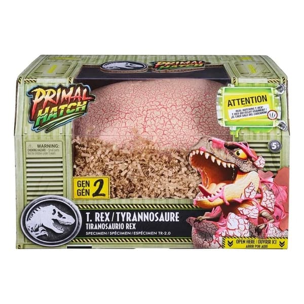 Jurassic World Primal Hatch T. Rex multifärg