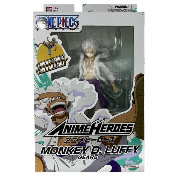 Bandai One Piece Anime Heroes Monkey D. Luffy G5 multifärg
