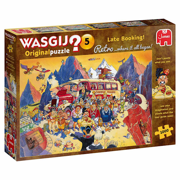 Wasgij Original 5 Late Booking Pussel 1000 bitar 25007 multifärg