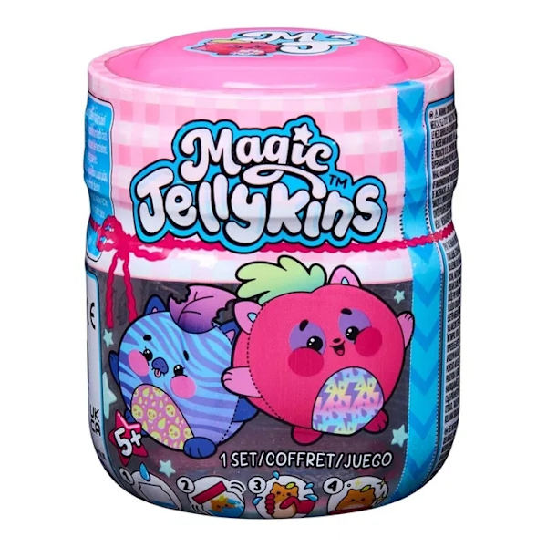 Magic Jellykins 1-pack Rosa Lock multifärg