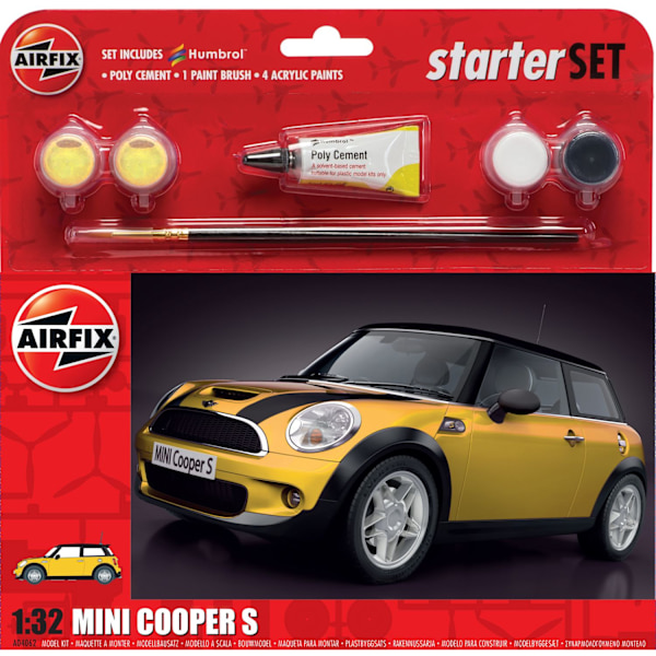Airfix Giftset Mini Cooper S 1:32 Modellbyggsats multifärg