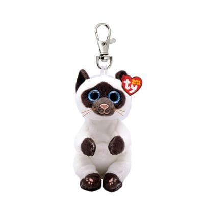 TY Beanie Bellies Clip Miso Siames Katt multifärg