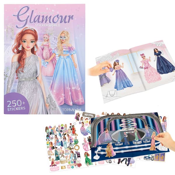 TOPModel Glamour Stickerworld multifärg