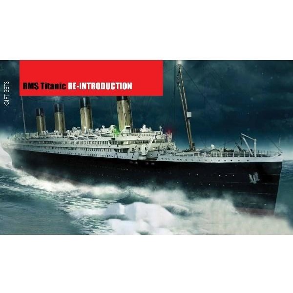 Airfix Startset RMS Titanic 1:400 Modellbyggsats multifärg