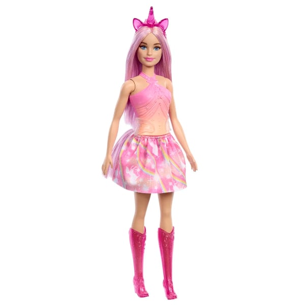 Barbie Docka Unicorn Rosa