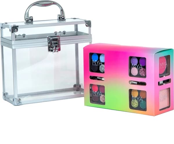 MYA Make Up Väska Transparent multifärg