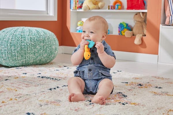 Fisher Price Aktivitetsleksak Shake & Rattle Leopard multifärg