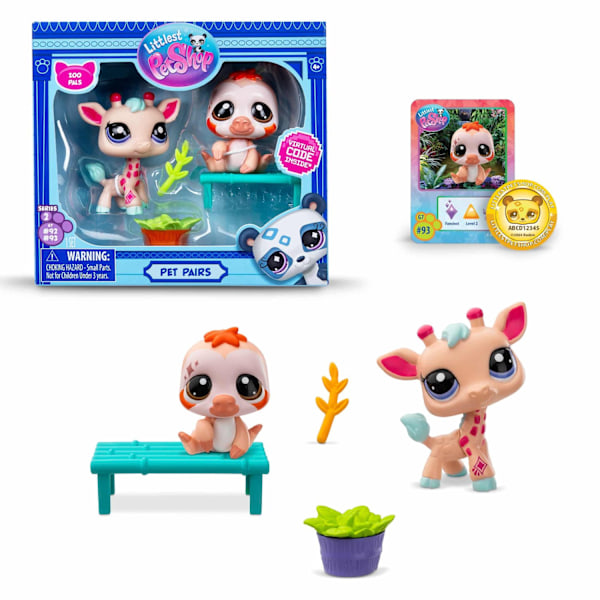 Littlest Pet Shop Pet Pairs s2 Zoo Pals multifärg