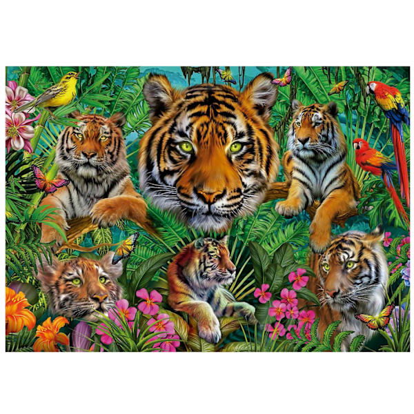 Educa Tiger Jungle Pussel 500 bitar multifärg