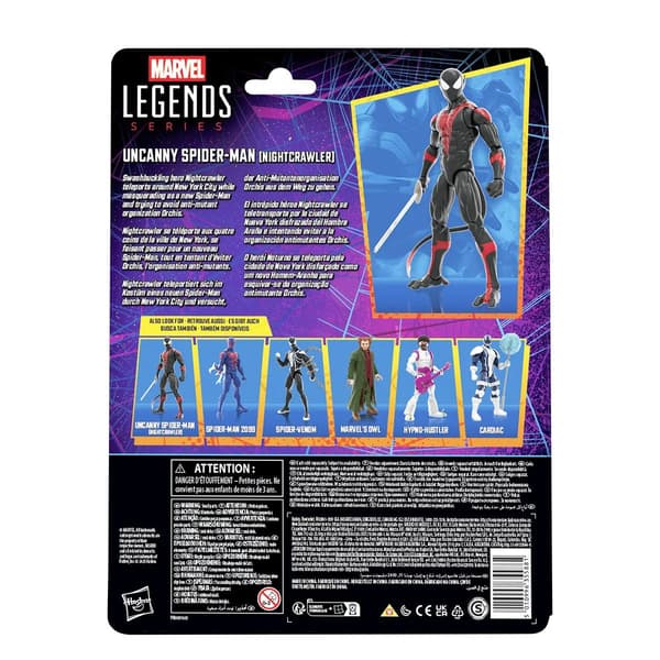 Spiderman Uncanny Spider-Man (Nightcrawler) Retro Figur multifärg