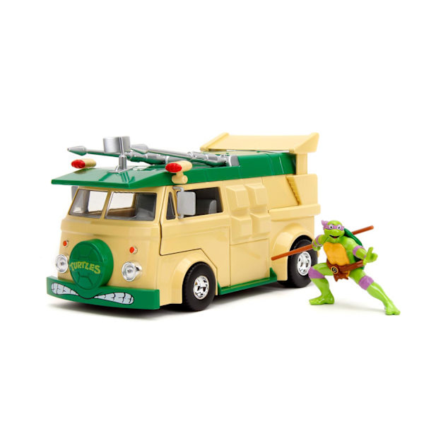 Turtles Donatello & Party Wagon 1:24 multifärg