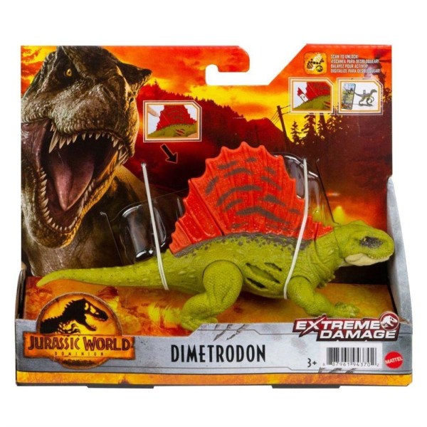 Jurassic World Extreme Damage Dimetrodon multifärg