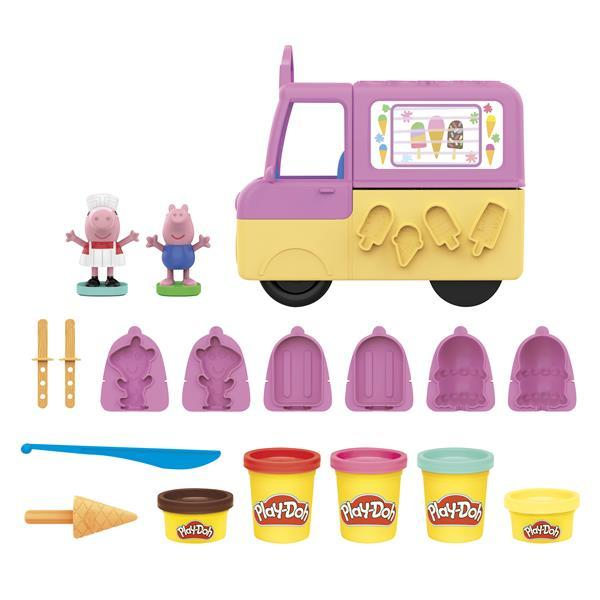 Play Doh Greta Gris Peppas Ice Cream Lekset multifärg