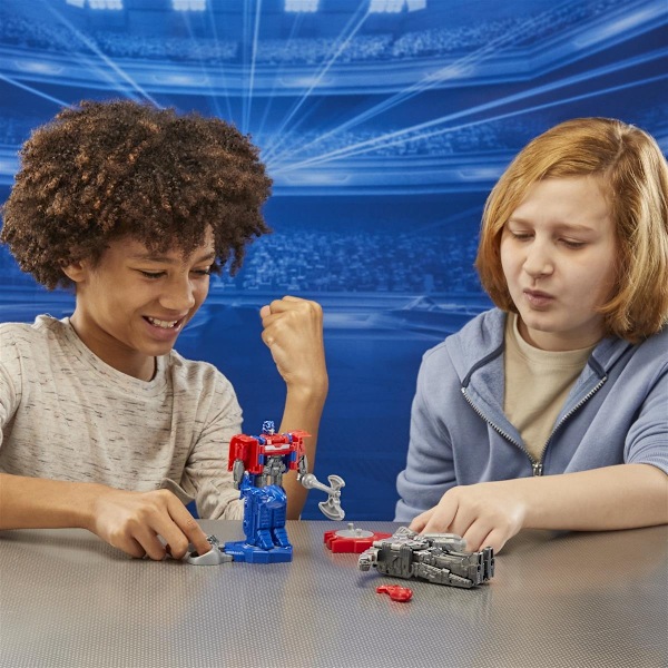 Transformers One Robot Battlers Optimus Prime vs Megatron multifärg