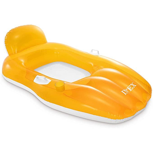 INTEX Chill 'n Float Badfåtölj Gul multifärg