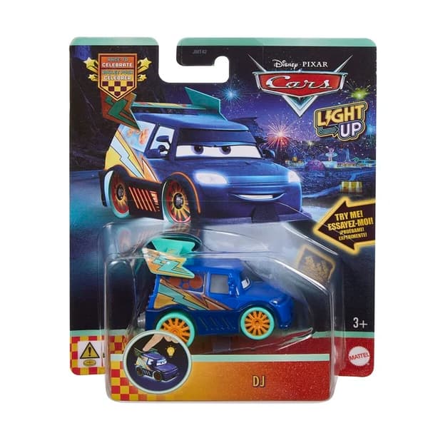 Disney Cars Light Up 1:55 DJ multifärg