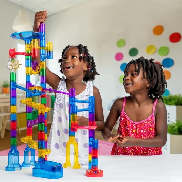 National Geographic Glow-In-The-Dark Marble Run multifärg