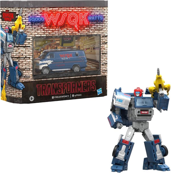 Transformers Stranger Things WSQK Freakwency/8-Trax multifärg