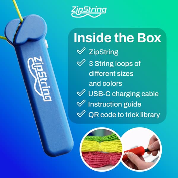 Zipstring multifärg