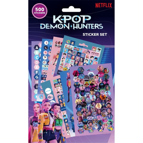 K-Pop Demon Hunters Sticker Set multifärg