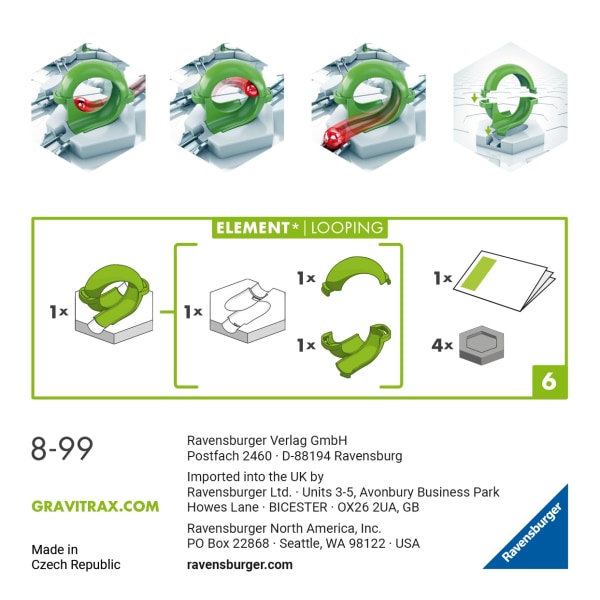 GraviTrax Element Looping Expansion multifärg