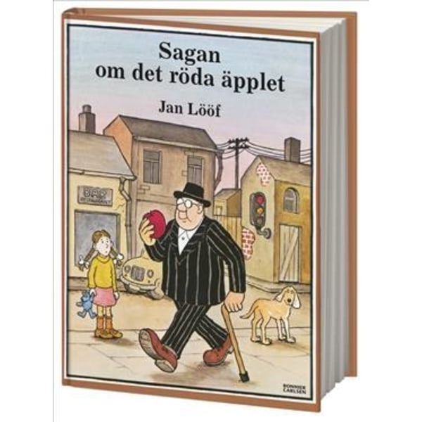 Sagan om det röda äpplet av Jan Lööf multifärg