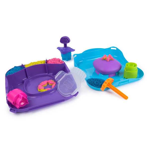 Kinetic Sand SquishMotion Set i väska multifärg