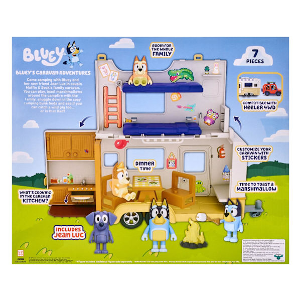 Bluey Caravan Adventures Husvagn multifärg