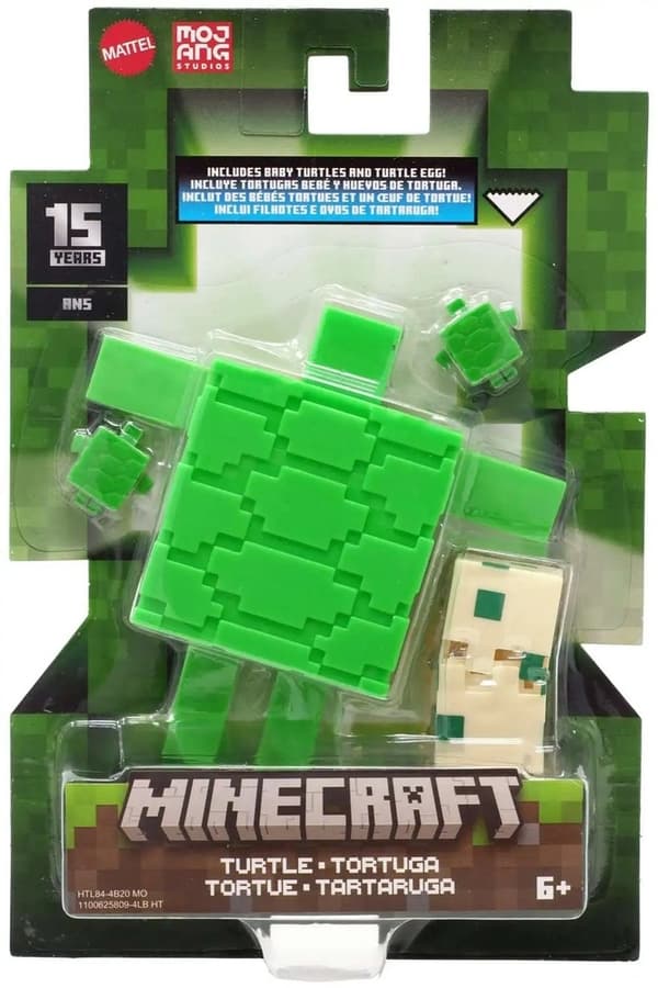 Minecraft Figur Turtle multifärg