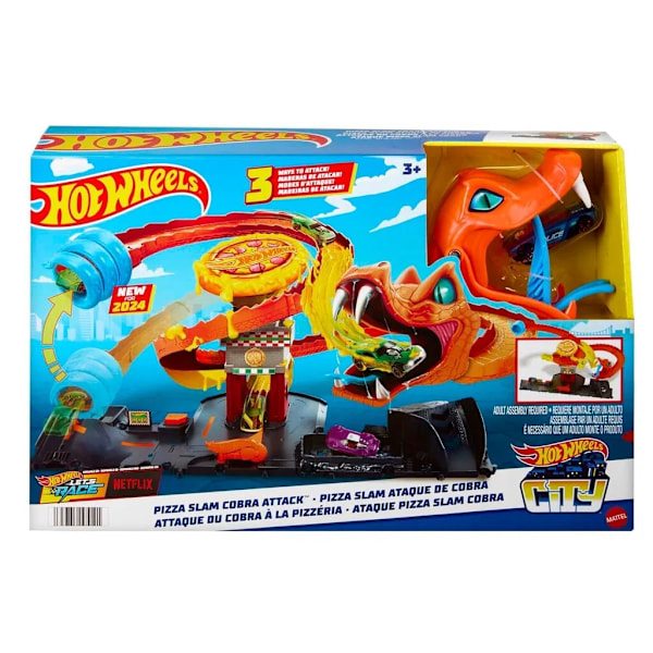 Hot Wheels City Pizza Slam Cobra Attack multifärg