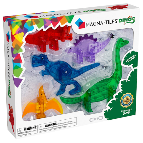 Magna-Tiles Dinos Dinosauriefigurer 5 delar multifärg
