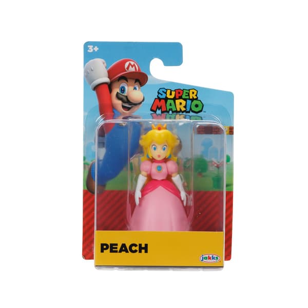 Super Mario Figur 5cm Peach multifärg