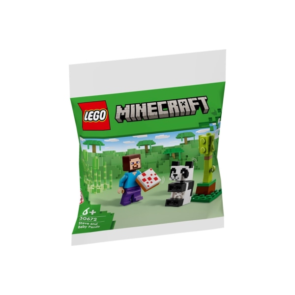 LEGO® Minecraft Steve och pandaunge 30672 multifärg