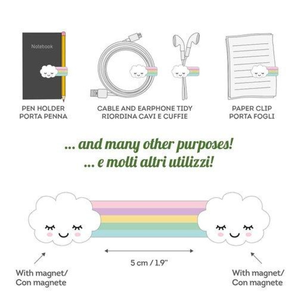 Magnetic Clip Rainbow
