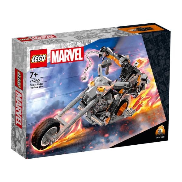 LEGO® Marvel Ghost Rider robot och cykel 76245