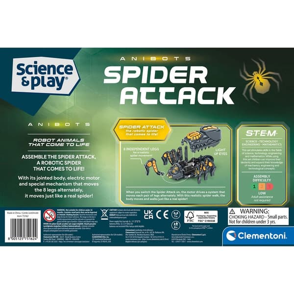 Science and Play Spider Attack Robot multifärg