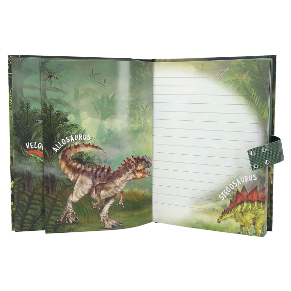 Dino World Dagbok med kod & ljud Top Secret multifärg