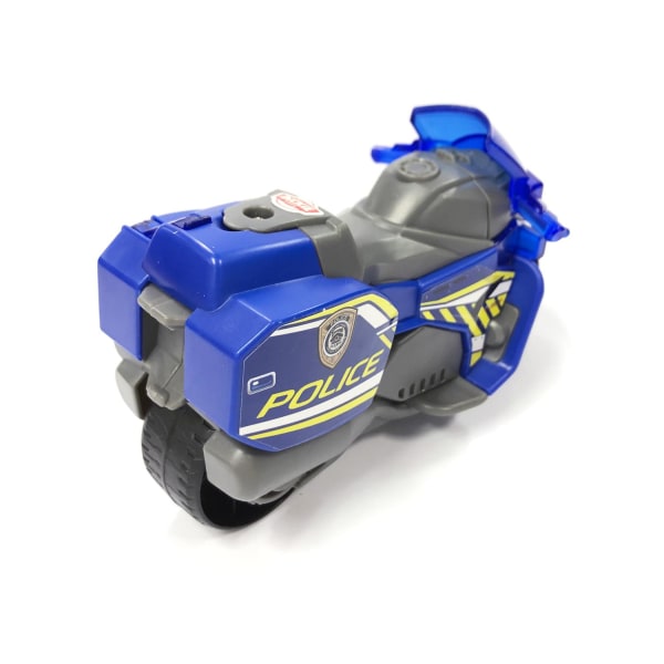 Dickie Toys Polismotorcykel med ljud och ljus Blå