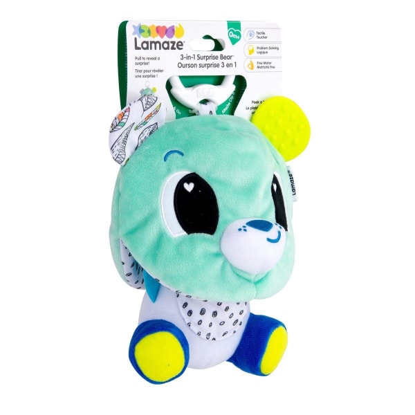 Lamaze 3-in-1 Surprise Bear Clip multifärg