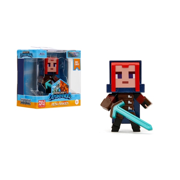 Minecraft Legends Metallfigur 1-pack 2,5” Ranger multifärg